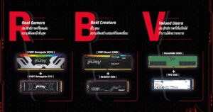 ยกระดับประสิทธิภาพการทำงานของคุณด้วยโซลูชัน RBV สำหรับพีซีจาก Kingston