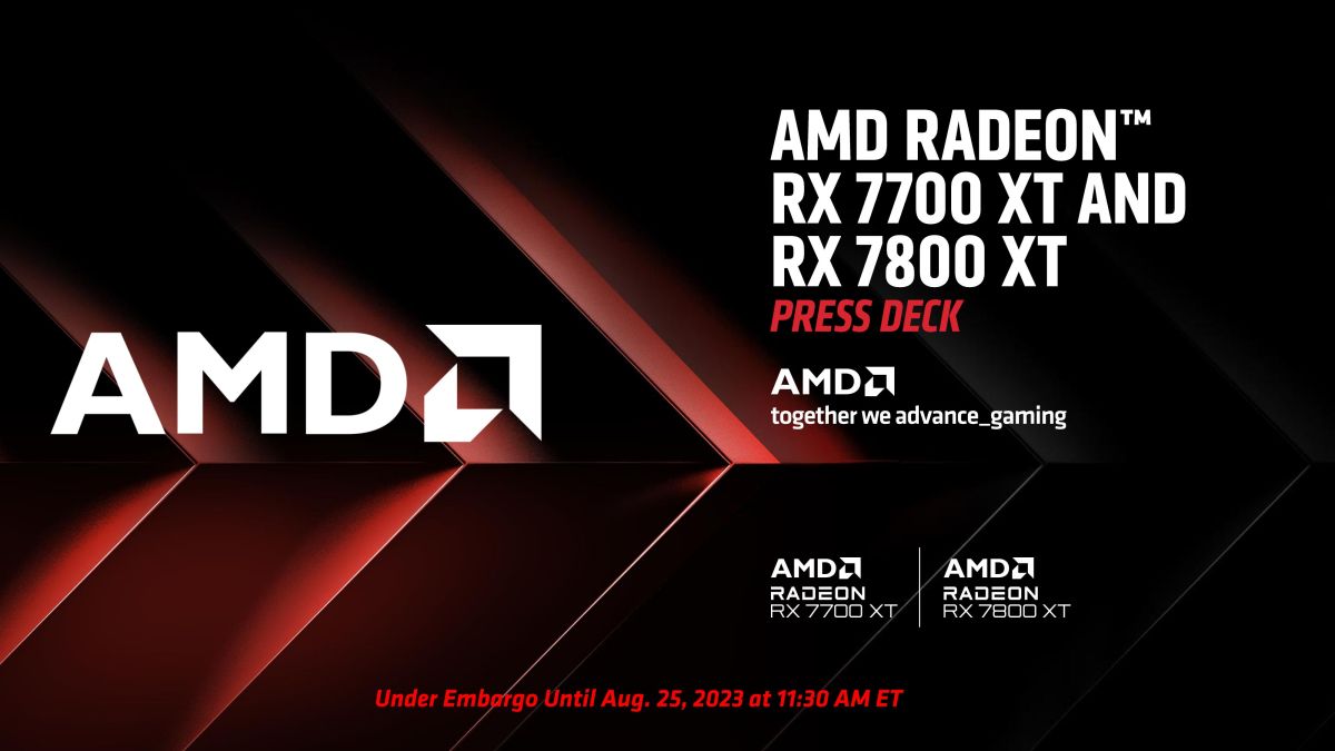 AMD Radeon RX 7800 XT and RX 7700 XT Press Deck Embargoed Until Aug. 25 2023 at 11.30am ET 01 result 1