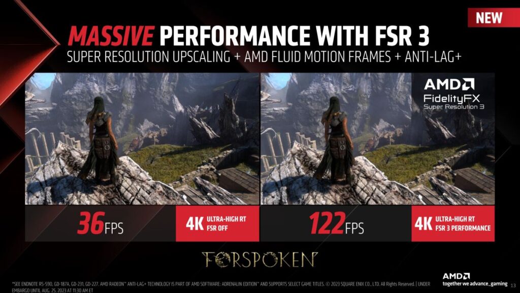 AMD Radeon RX 7800 XT and RX 7700 XT Press Deck Embargoed Until Aug. 25 2023 at 11.30am ET 13 result 1