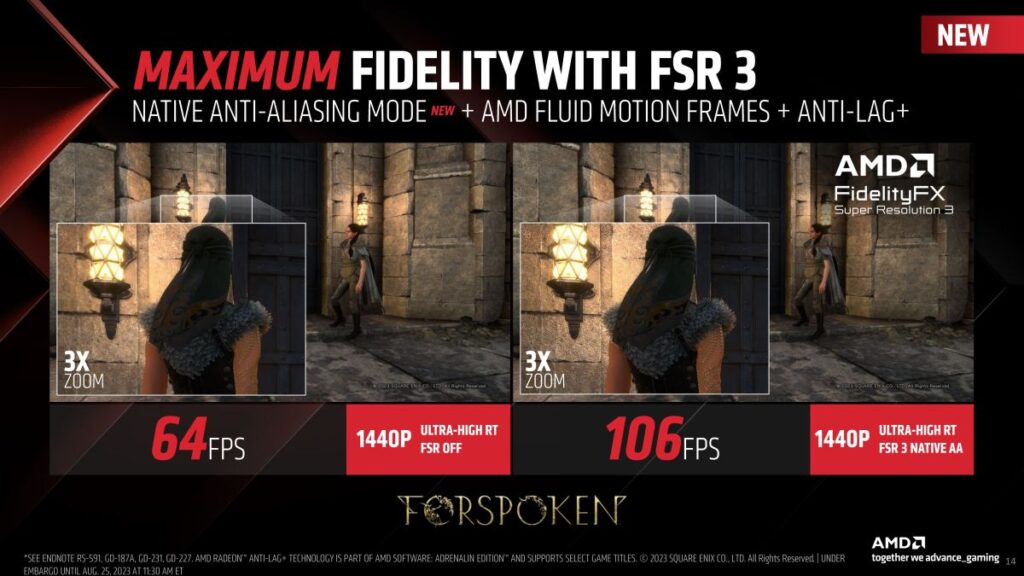 AMD Radeon RX 7800 XT and RX 7700 XT Press Deck Embargoed Until Aug. 25 2023 at 11.30am ET 14 result 1