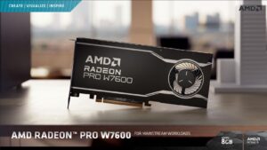 AMD เปิดตัวเวิร์คสเตชันกราฟิกการ์ด 2 รุ่น AMD Radeon PRO W7600 และ Radeon PRO W7500