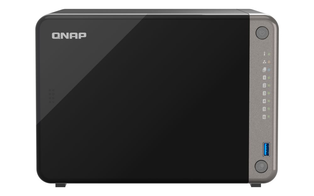 QNAP TS-AI642 ระบบ NAS ที่ขับเคลื่อนด้วย AI 3 QNAP TS AI642 Front