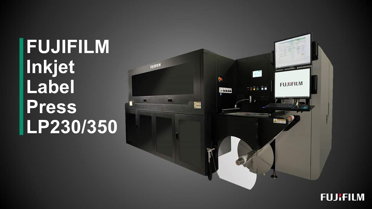 Fujifilm Unveils its New Inkjet Label Press LP350 3