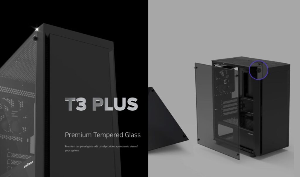 ZALMAN T3 PLUS เคสขนาด Mini Tower ราคาแบงค์พันมีทอน 3 Pr Zalman T3 Plus ประกอบ1