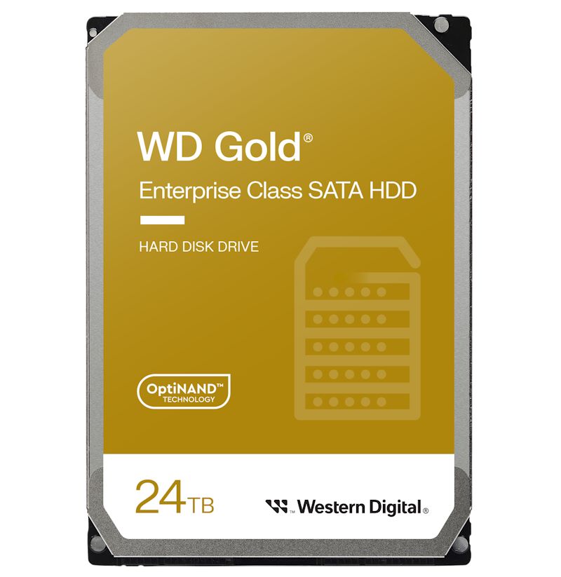 WDC Gold 24TB front