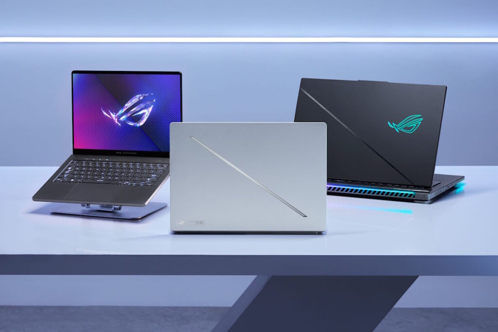 ASUS ROG ต้อนรับปี 2024 ด้วย AI และเกมมิ่งโน้ตบุ๊กซีรีส์ Zephyrus ที่ได้รับการออกแบบใหม่ทั้งหมด 2 01. 2024 ROG laptop lineup Zephyrus G14 G16 and Ztrix SCAR 18