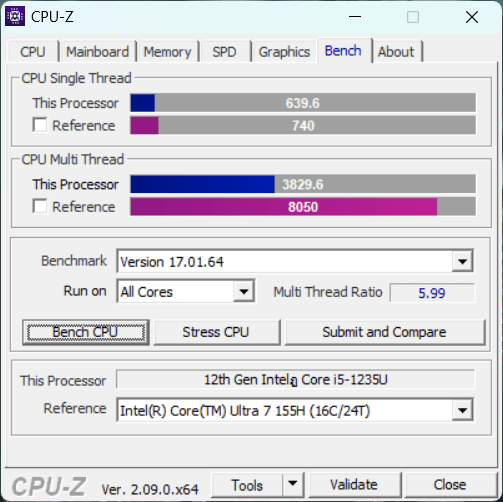 CPU Z All Core