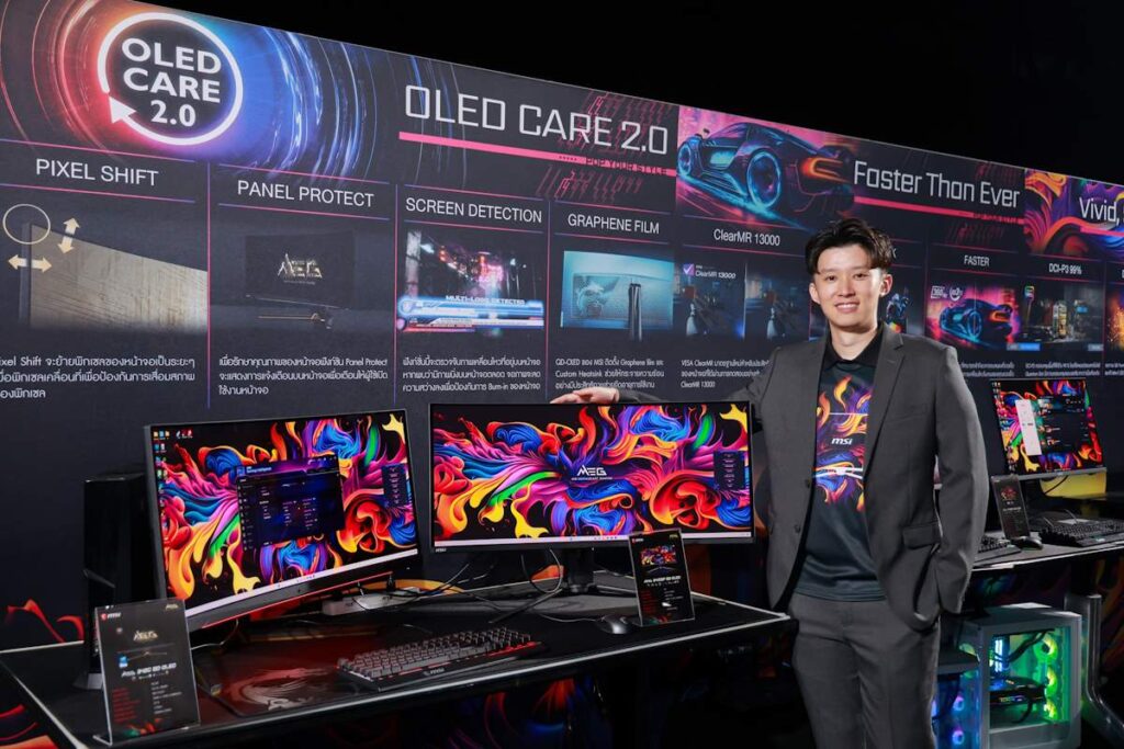 MSI เปิดตัว MSI QD-OLED จอพาเนลใหม่ แสดงผลสมจริง สีเข้มล้ำ ดำสุด จัดจ้านทุกเฉดสี เร็วแรงดีถูกใจชาวเกมเมอร์ 3 David Chen.1