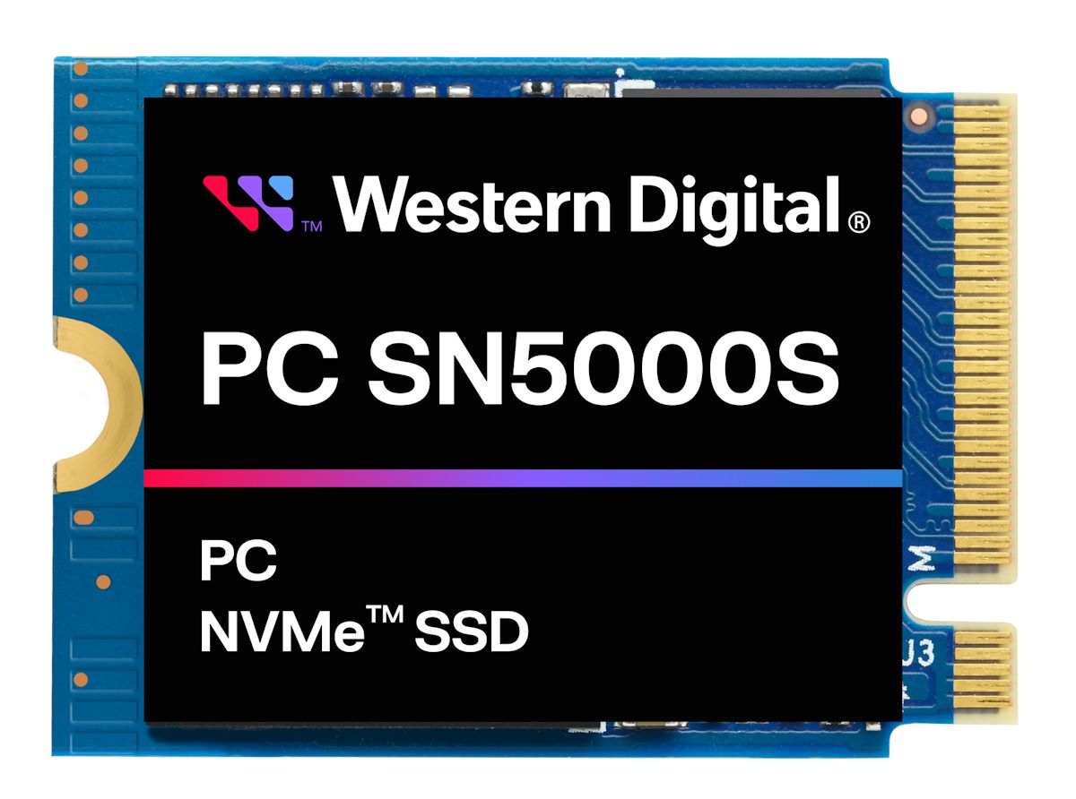 WDC PC SN5000S NVMe SSD 2230 Blank ProdImg LR