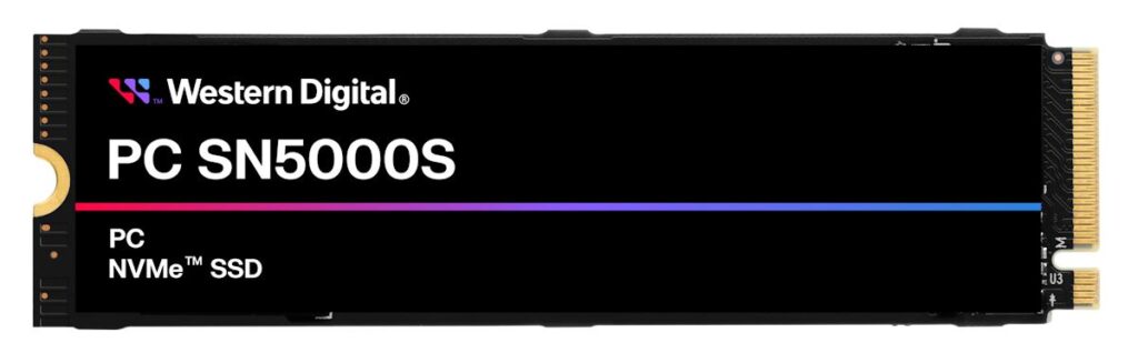 WDC PC SN5000S NVMe SSD 2280 Blank