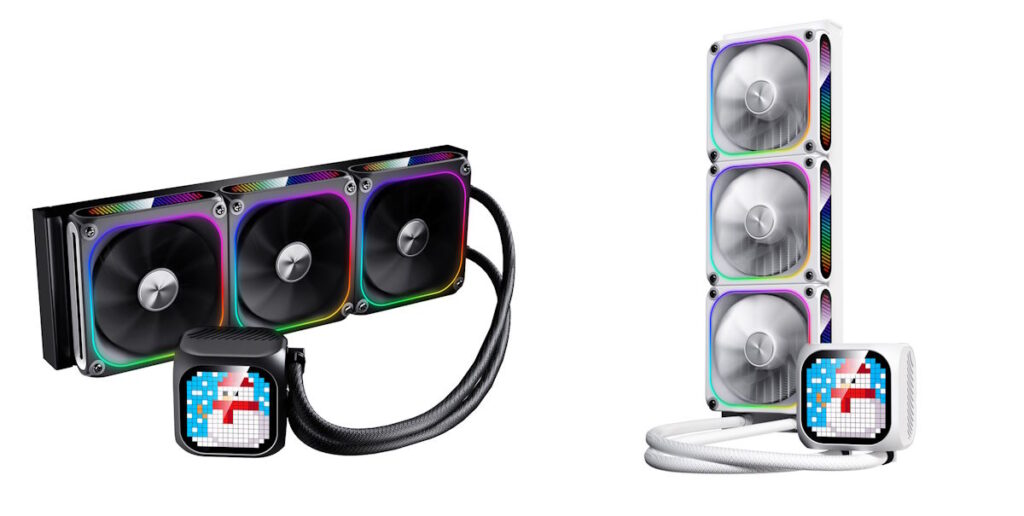 DarkFlash เปิดตัวผลิตภัณฑ์ที่ใช้นวัตกรรมใหม่ ในธีมอวกาศล้ำสมัย ที่งาน Computex 2024 3 Dot Matrix Liquid Cooler