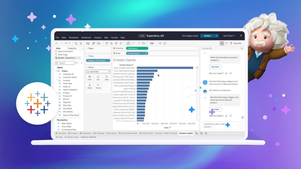 AI at Your Fingertips How Einstein Copilot for Tableau Democratizes Data Analysis for All 1