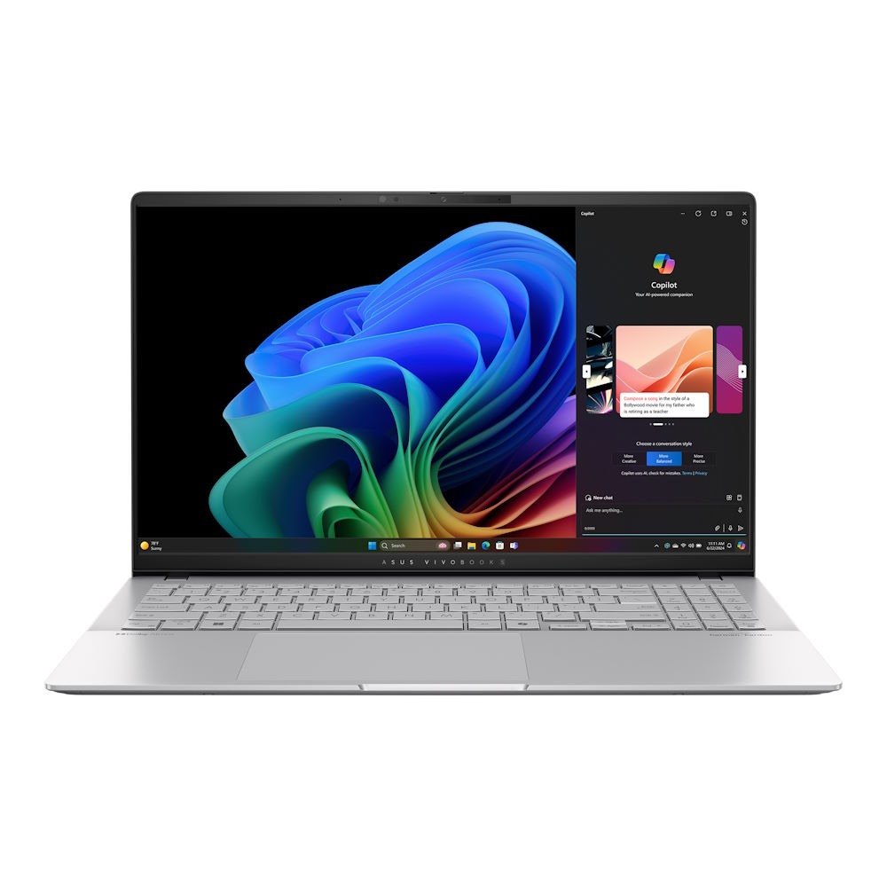 ASUS วางจำหน่าย Vivobook S 15 (S5507) โน้ตบุ๊ก Copilot+ PC ตัวแรก ที่มาพร้อมซีพียู Snapdragon X Elite 4 ASUS Copilot PC 01