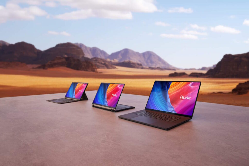 ProArt laptops P16 PX13 PZ13 scenario photo
