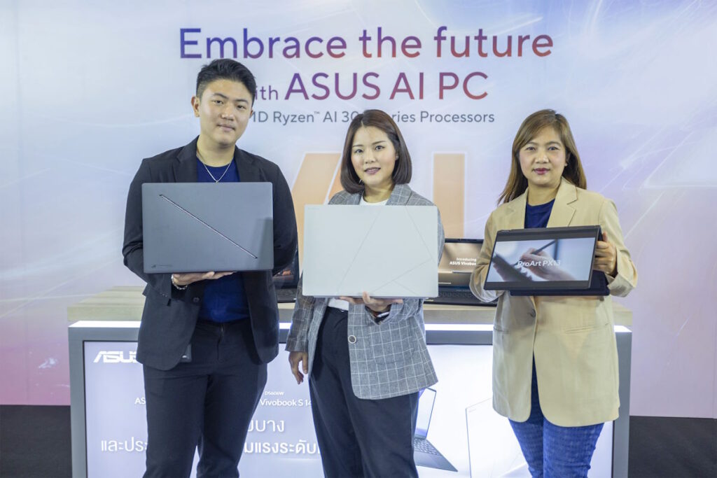 ASUS เปิดตัวโน้ตบุ๊กใหม่ มาพร้อม AMD Ryzen AI 300 Series ตอบสนองชีวิตยุคใหม่ด้วยเทคโนโลยี AI 2 Strix Point 3