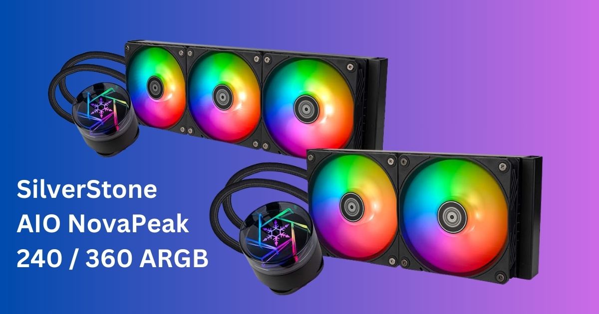 ilverStone AIO NovaPeak 240 360 ARGB QuickPC Cover