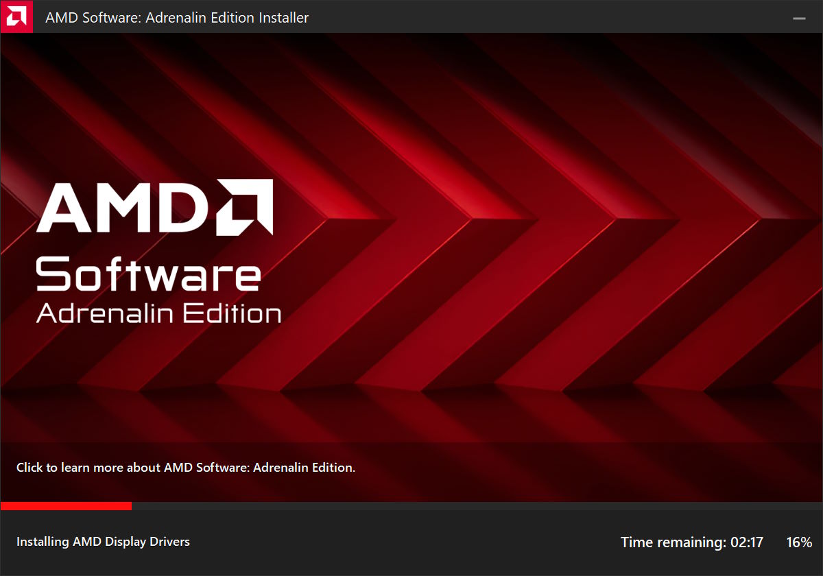 AMD Software Install