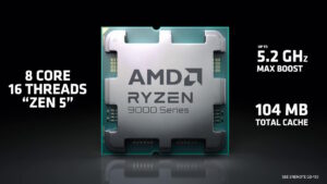 AMD เปิดตัว Ryzen 7 9800X3D สร้างตำนานโปรเซสเซอร์แห่งการเล่นเกมอีกครั้ง