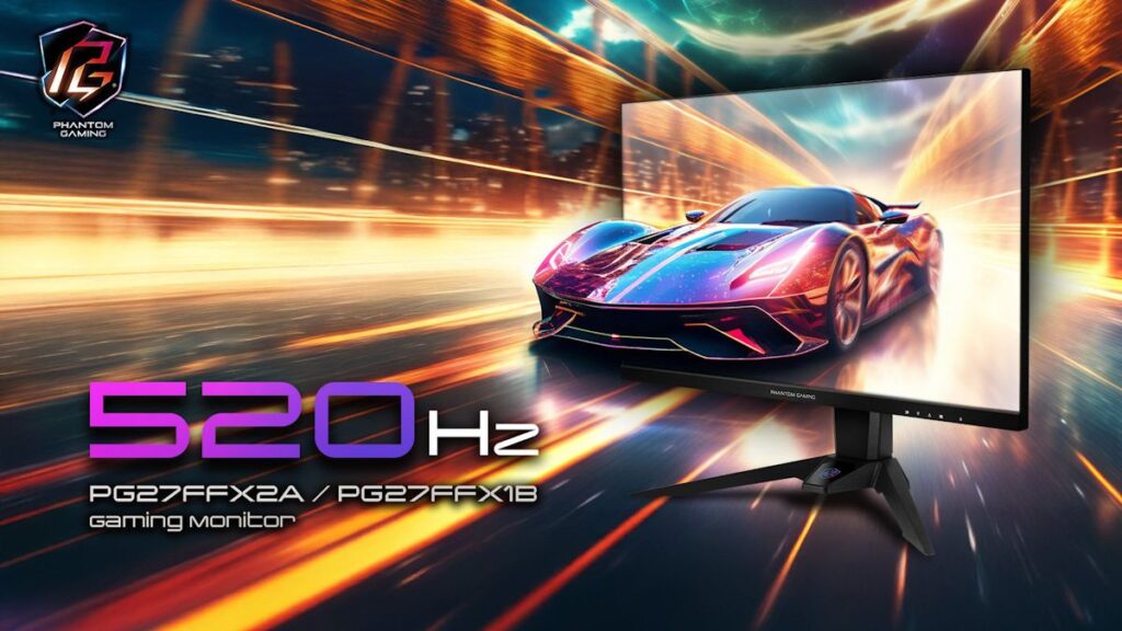 เกมมิ่งมอนิเตอร์ IPS 520Hz มาแล้ว! ASRock เปิดตัว PG27FFX2A และ PG27FFX1B เพื่อมอบประสบการณ์ความเร็วและสีสันที่เหนือชั้น 2 ASRock Gaming Monitor 520Hz