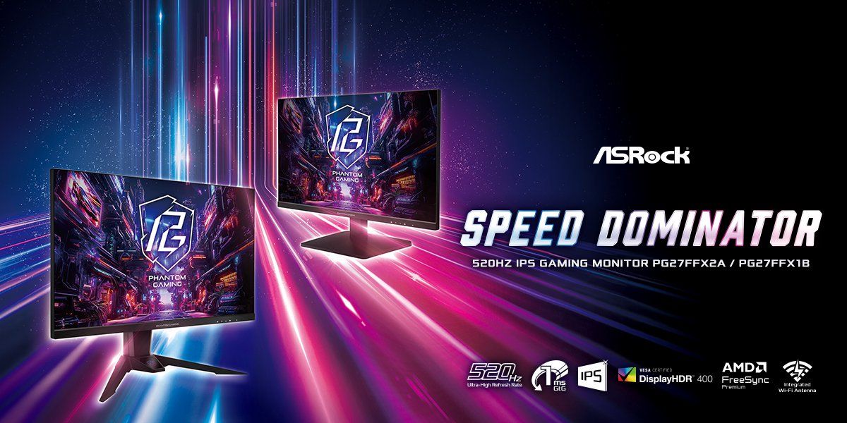ASRock Gaming Monitor 520Hz Cover