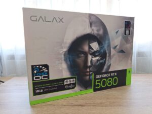 เปิดกล่องการ์ดจอ GALAX GeForce RTX 5080 1-Click OC White