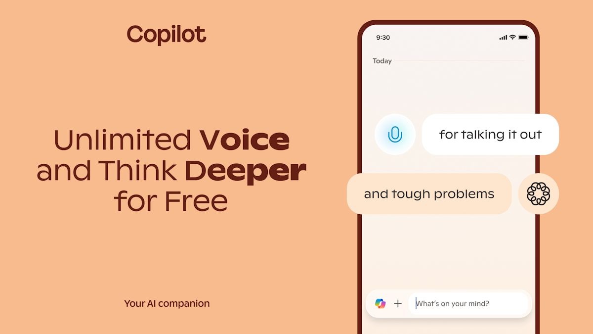 MS Copilot Voice Think Deeper