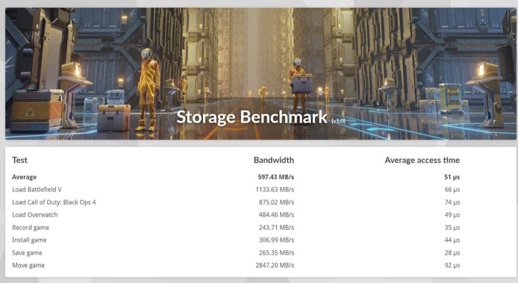 Storage Benchmark
