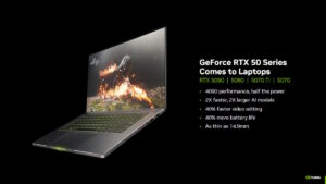 NVIDIA เปิดตัว RTX 50 Laptop GPU ยุคใหม่ของกราฟิกบนแล็ปท็อปพร้อมพลัง AI