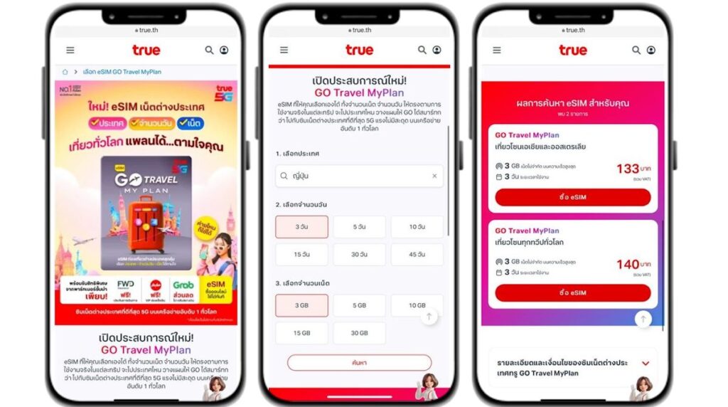 077 3 GO Travel MyPlan eSIM
