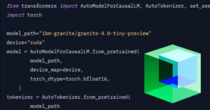 IBM พรีวิว Granite 4.0 Tiny ใช้งานได้บน RTX 3060 12GB