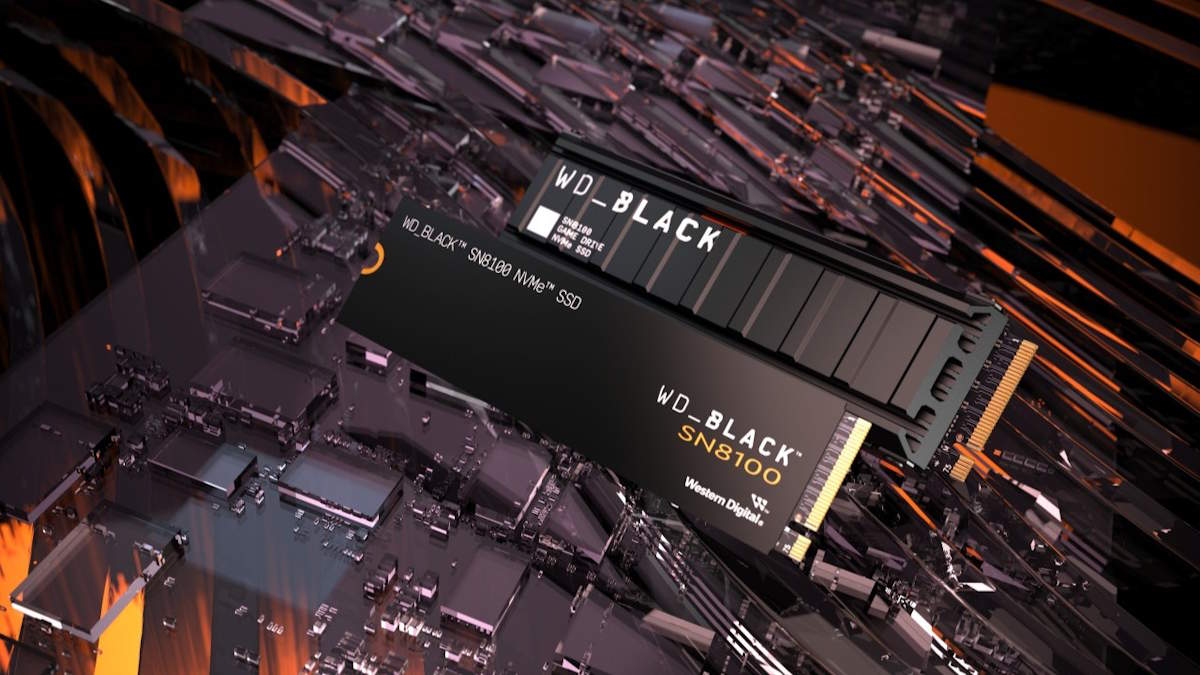 WD BLACK SN8100 FAMILY SHOT SSD HERO