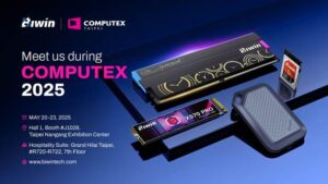 Biwin เตรียมจัดแสดงโซลูชันจัดเก็บข้อมูลชั้นนำในงาน Computex 2025