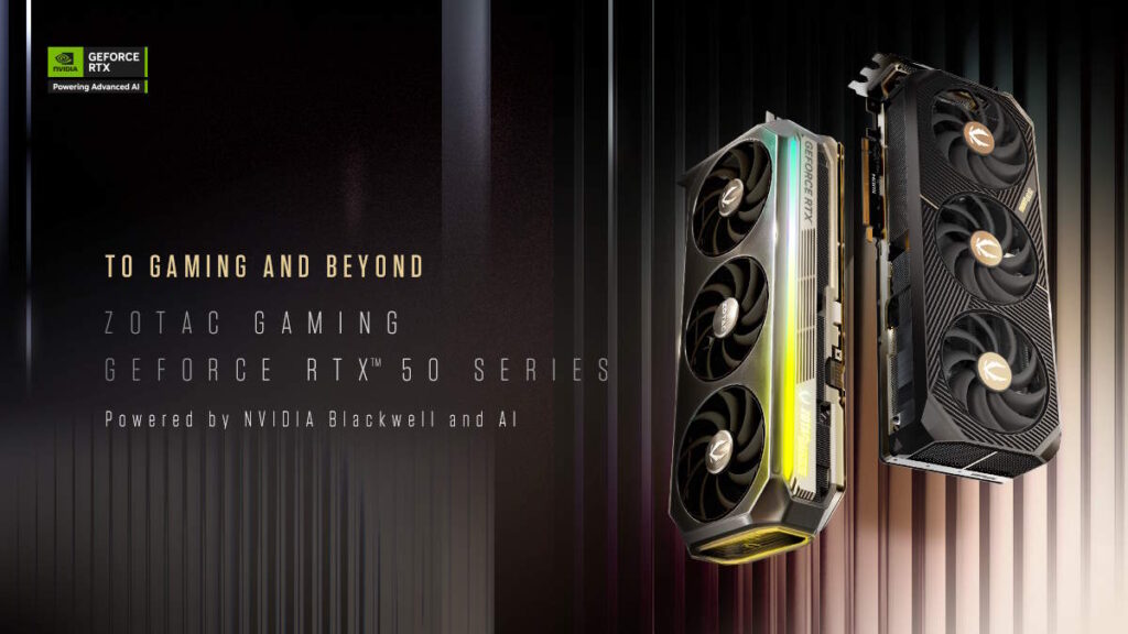 ZOTAC ยกทัพการ์ดจอ, เครื่องเกมพกพา และระบบประมวลผล AI ร่วมโชว์ในงาน COMPUTEX 2025 2 zotac geforce rtx 50 series