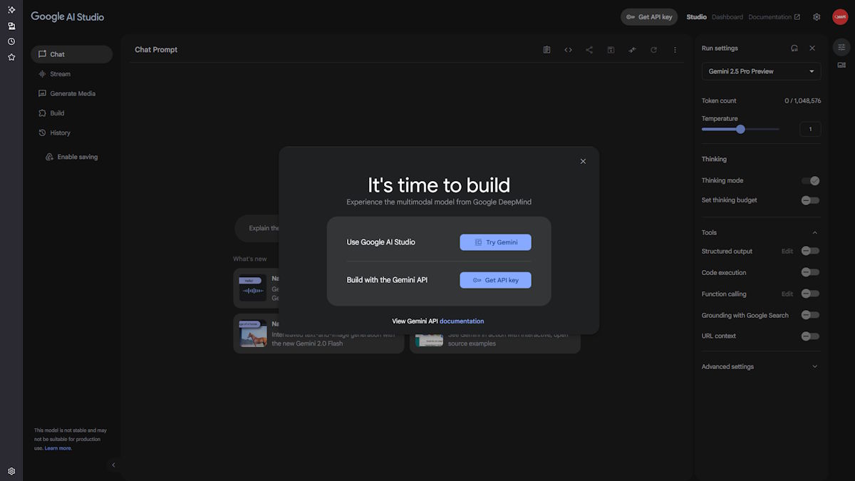 Google AI Studio