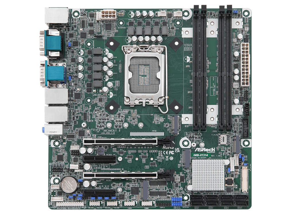 ASRock Industrial เปิดตัวเมนบอร์ดอุตสาหกรรมซีรีส์ใหม่ รองรับ Intel® Core™ 200S สำหรับแอปพลิเคชัน Edge ที่ขับเคลื่อนด้วย AI 3 IMB X1314L1