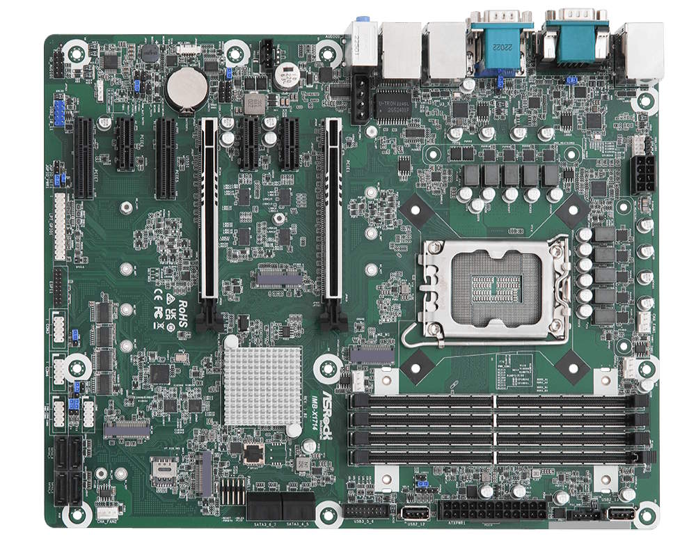 ASRock Industrial เปิดตัวเมนบอร์ดอุตสาหกรรมซีรีส์ใหม่ รองรับ Intel® Core™ 200S สำหรับแอปพลิเคชัน Edge ที่ขับเคลื่อนด้วย AI 2 IMB X1714 TOP