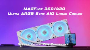 Thermaltake เปิดตัว MAGFloe Ultra ARGB Sync AIO Liquid Cooler จอแสดงผลขนาดใหญ่, พัดลมอัจฉริยะ, การจัดการสายไฟที่เรียบร้อย