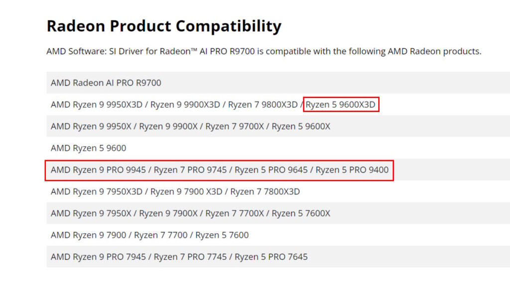 New Ryzen X3D and Pro