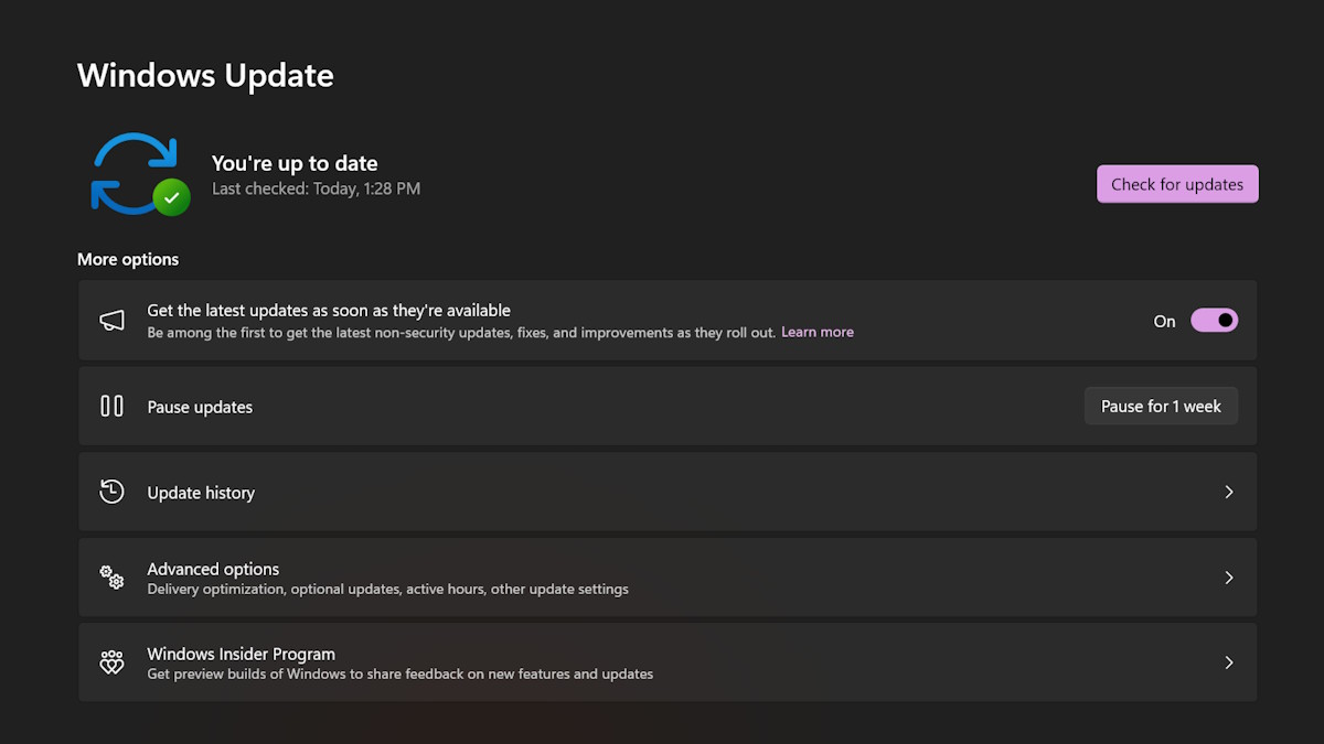 win update