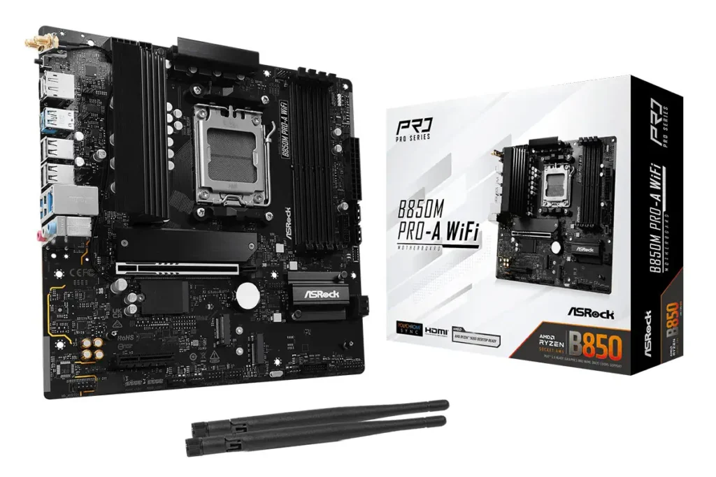 พรีวิว ASRock B850M Pro-A WiFi ตัวเลือกสุดคุ้มสำหรับผู้ใช้ AMD ที่ต้องการความสมดุลระหว่างประสิทธิภาพและราคา 7 ASRock B850M Pro-A WiFi