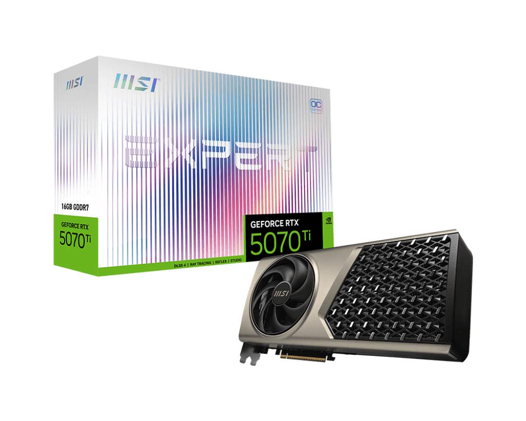 MSI เปิดตัว GeForce RTX 5080 16G EXPERT และ RTX 5070 Ti 16G EXPERT ขุมพลัง Blackwell สำหรับ Creator และ AI 3 GeForce RTX™ 5070 Ti 16G EXPERT