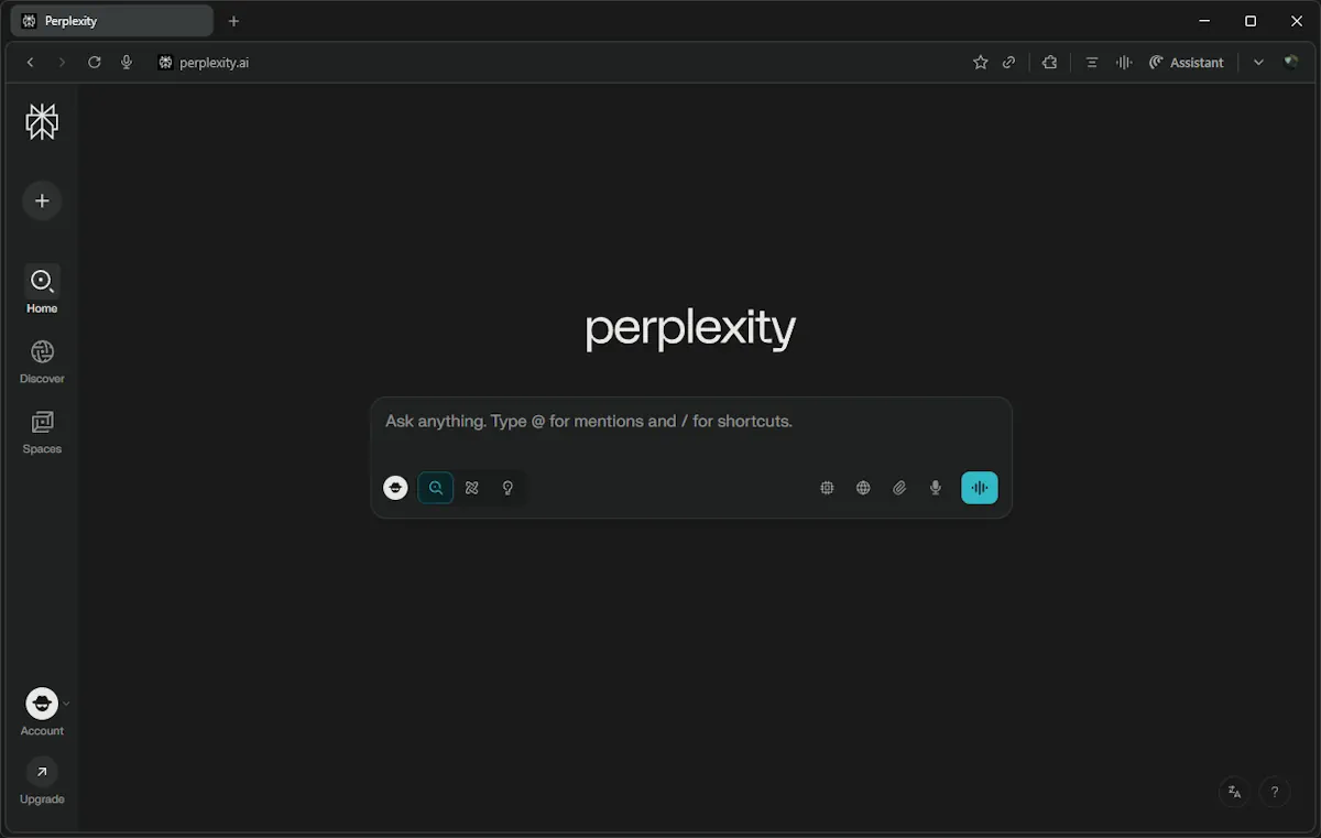 Perplexity, Comet