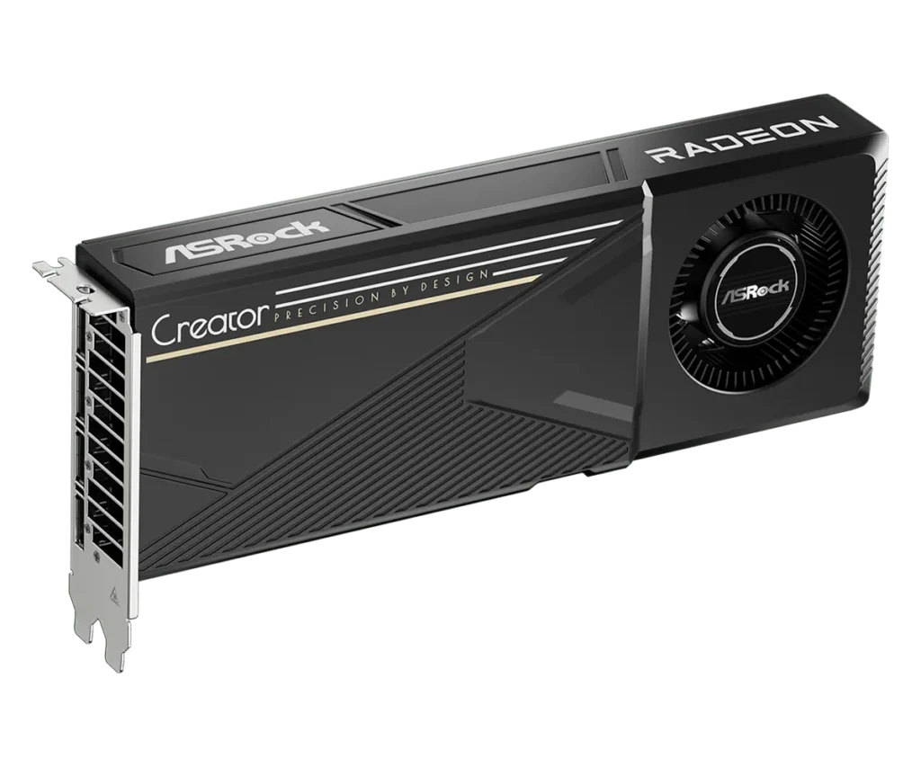 ASRock เปิดตัวกราฟิกการ์ด AMD Radeon AI PRO R9700 สองรุ่นใหม่ ยกระดับงานพัฒนา AI 3 ASRock AMD Radeon AI PRO R9700 Creator 32GB (R9700 CT 32G)