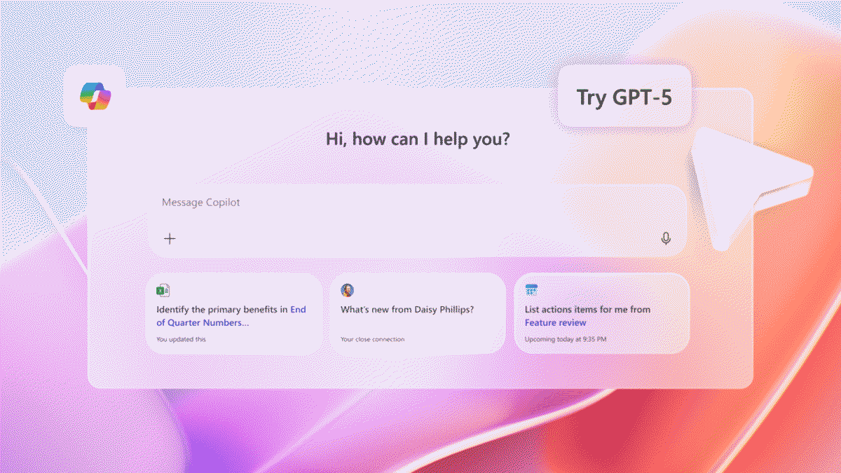 microsoft 365 copilot gpt 5