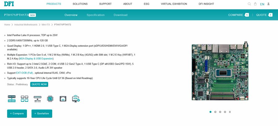 web dfi panther lake H