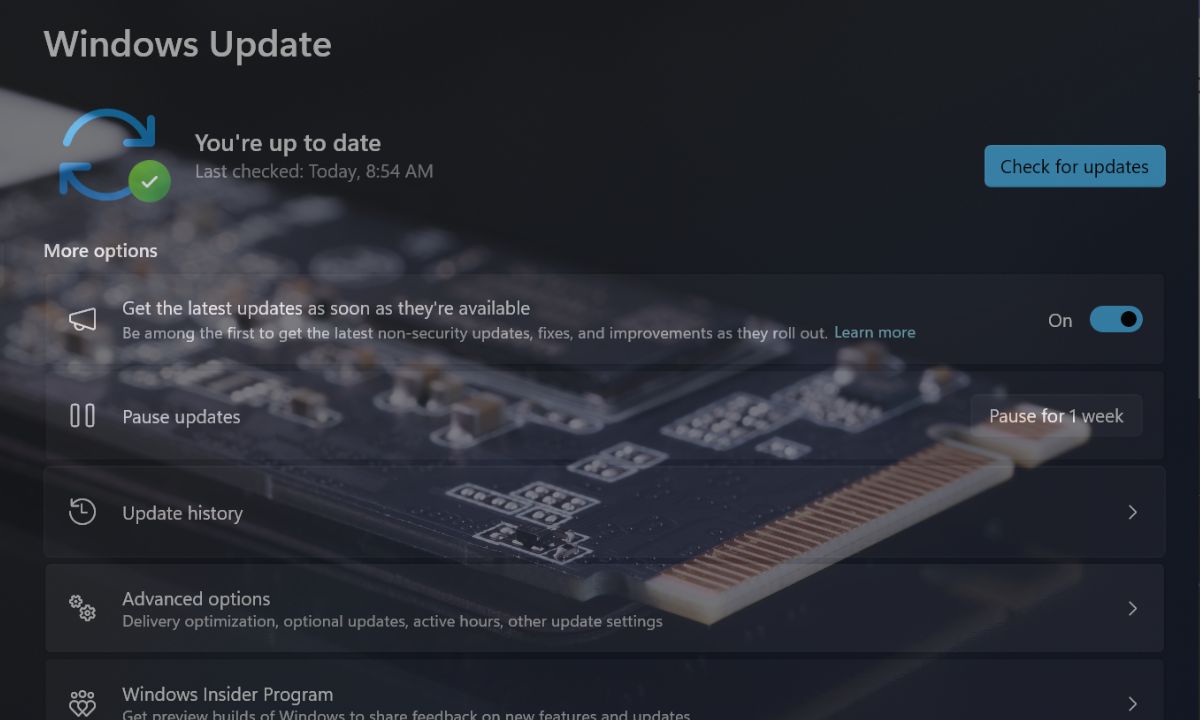 windows updata ssd cover