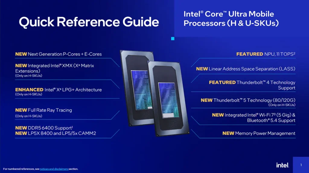 รีวิวซีพียู Intel Core Ultra 9 285H เจาะลึกสถาปัตยกรรม Arrow Lake-H ขุมพลังสุดแกร่งของ MSI Prestige 16 AI Evo B2HMG 6 Intel Core Ultra 200H and 200U Series feature