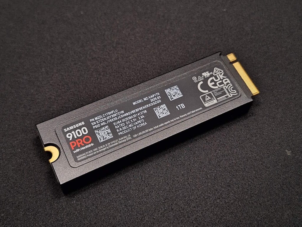Samsung 9100 PRO Heatsink NVMe M.2 SSD 1TB