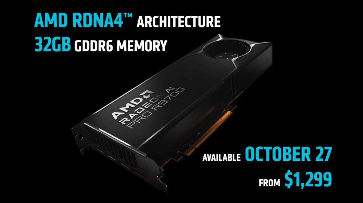 AMD Radeon AI PRO R9700 hero