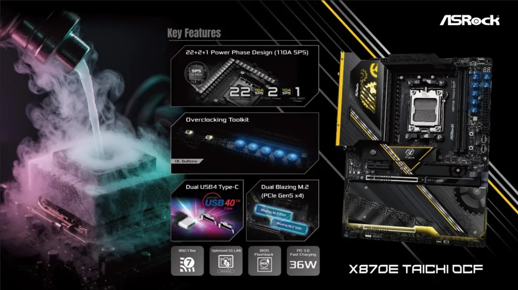 ASRock X870E Taichi OCF 01